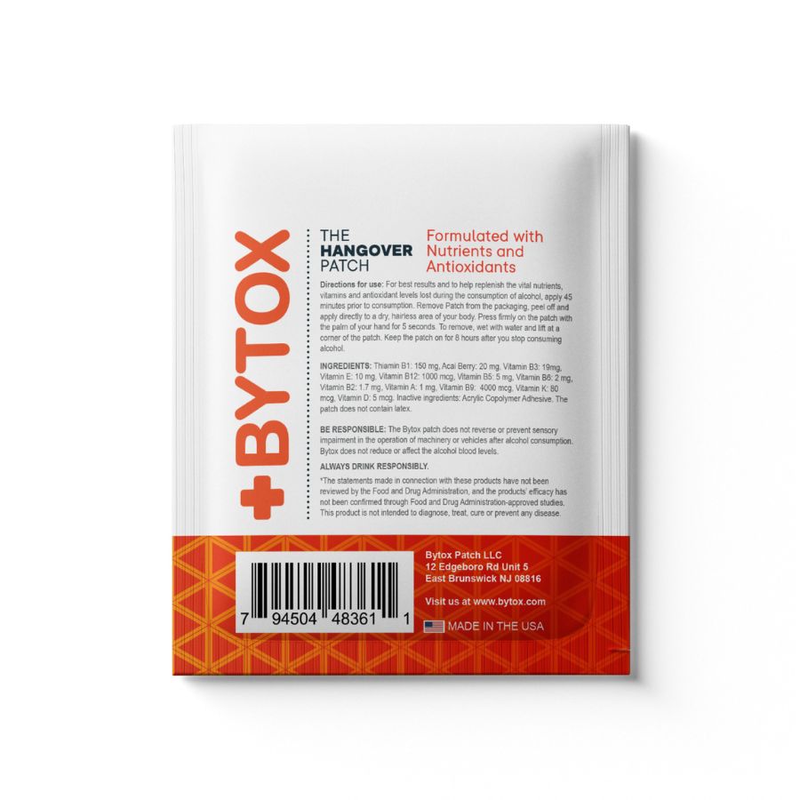 BYTOX Recovery & Hangover Patch